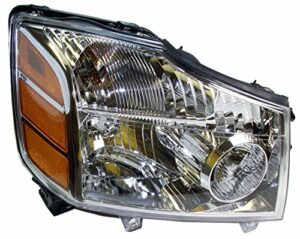 Headlight Headlamp Passenger Side Right RH for 04-07 Armada Titan Pickup Truck