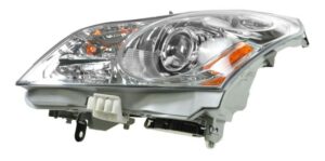 Headlight Assembly Compatible With 2007-2008 INFINITI G35 2009 G37 Sedan Driver Side