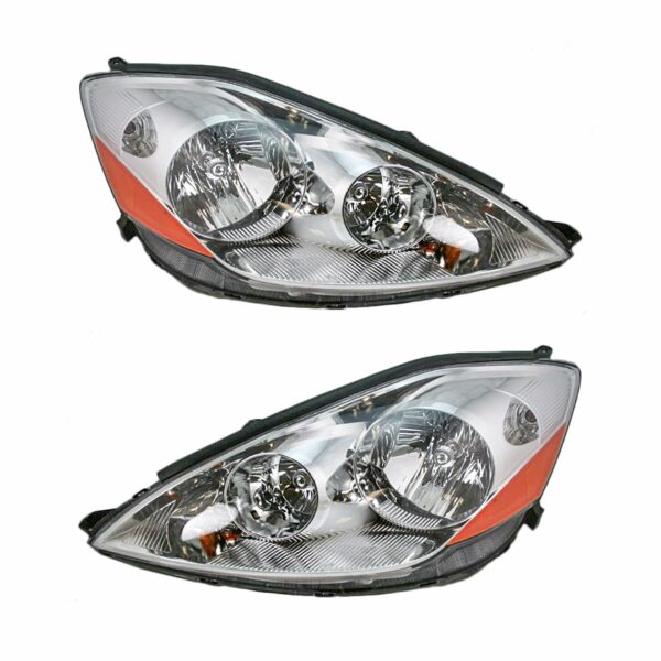 Front Headlamps Headlights Lights Left & Right Pair Set for 06-10 Sienna Van