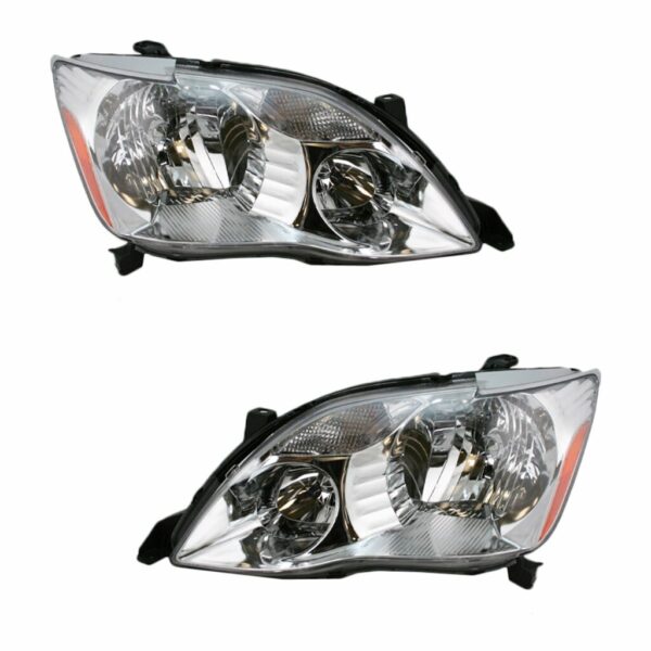 Headlights Headlamps Left & Right Pair Set for 05-07 Toyota Avalon