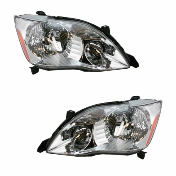 Headlights Headlamps Left & Right Pair Set for 05-07 Toyota Avalon