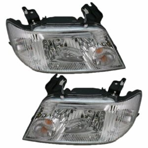 Front Headlights Headlamps Lights Lamps LH & RH Pair Set for 05-07 Mariner
