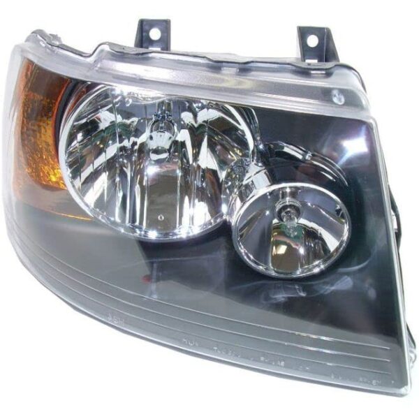 Headlight Headlamp w/ Black Bezel RH Right Passenger Side for 03-06 Expedition