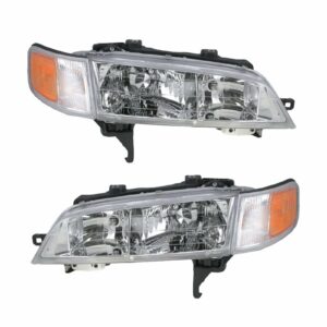 Headlights Headlamps Left & Right Pair Set for 94-97 Honda Accord