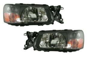 Headlights Headlamps Left & Right Pair Set for 2005 Subaru Forester
