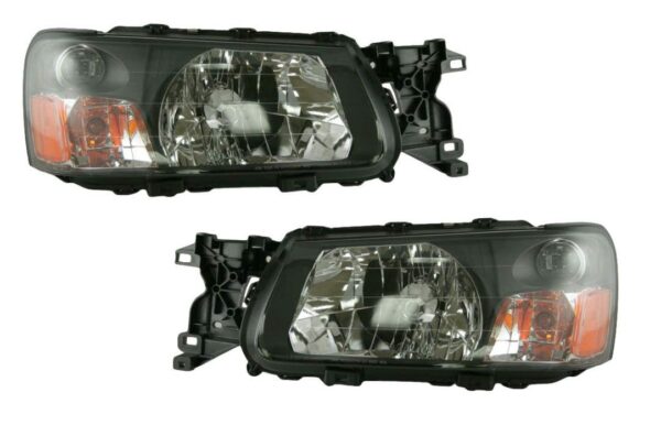 Headlights Headlamps Left & Right Pair Set for 2005 Subaru Forester