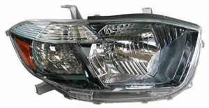 Headlight Headlamp Passenger Side Right RH for 08-10 Toyota Highlander Hybrid