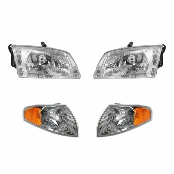 Headlight Corner Light Lamp LH RH Left Right Kit Set of 4 for 00-02 Mazda 626