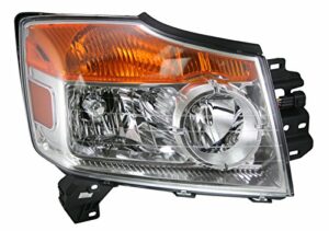 Headlight Headlamp Passenger Side Right RH for 08-10 Nissan Armada