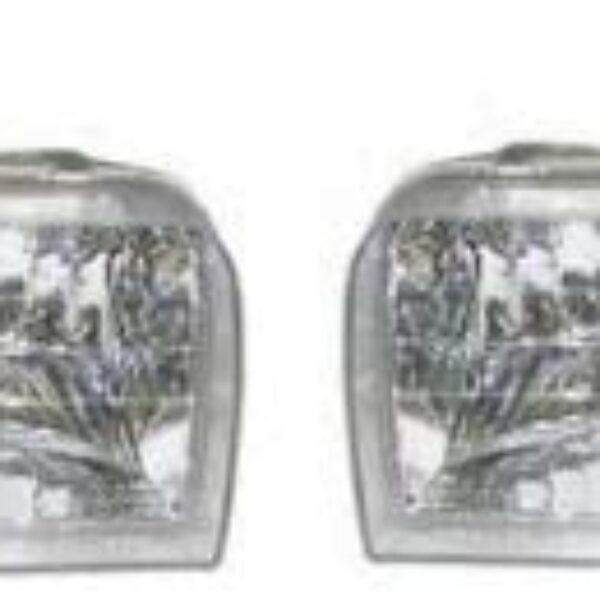 Headlights Headlamps Composite Pair Set for 95-97 Lincoln Town Car