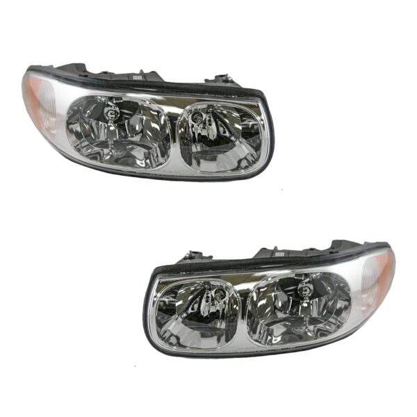 Headlight Headlamp Pair for 0-05 Buick LeSabre Custom