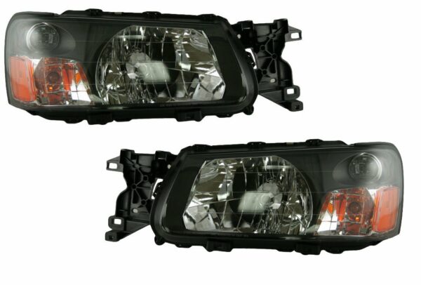 Headlights Headlamps Left & Right Pair Set for 2005 Subaru Forester