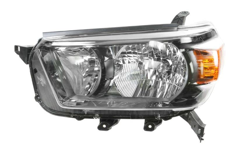Headlight Headlamp w/ Smoked Bezel Driver Side Left LH for 10-13 Toyota 4Runner