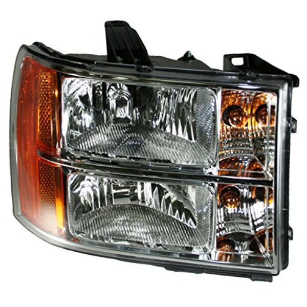 Headlight Headlamp Passenger Right Hand RH Side for 07-13 Sierra Pickup Truck