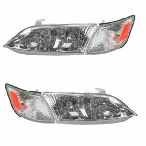Headlight Headlamp Corner Light Lamp Kit Set of 4 for 97-99 Lexus ES300