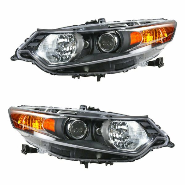 HID Xenon Headlights Headlamps Left & Right Pair Set for 09-10 Acura TSX