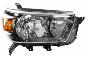Headlight Headlamp w/ Smoked Bezel Passenger Right RH for 10-13 Toyota 4Runner