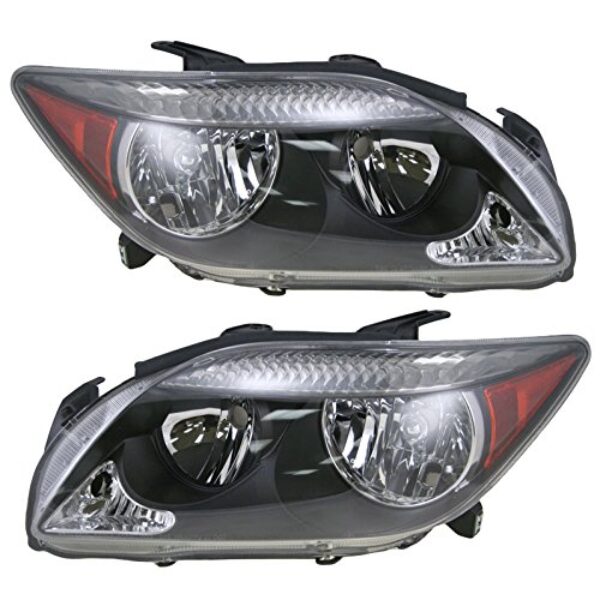 Headlights Headlamps Left & Right Pair Set for 05-07 Scion tC