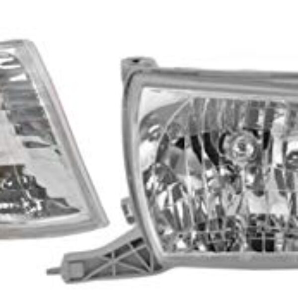 Headlights Lamp & Corner Marker Parking Light Set RH Right for 01-02 Corolla