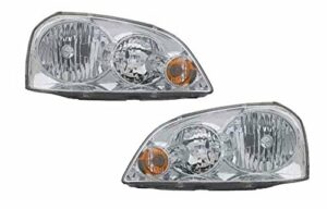 Front Headlights Headlamps Lights Lamps LH/RH Pair Set for 05-08 Forenza