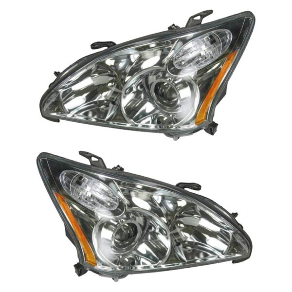 HID Xenon Headlights Headlamps Left & Right Pair Set for 04-06 Lexus RX330