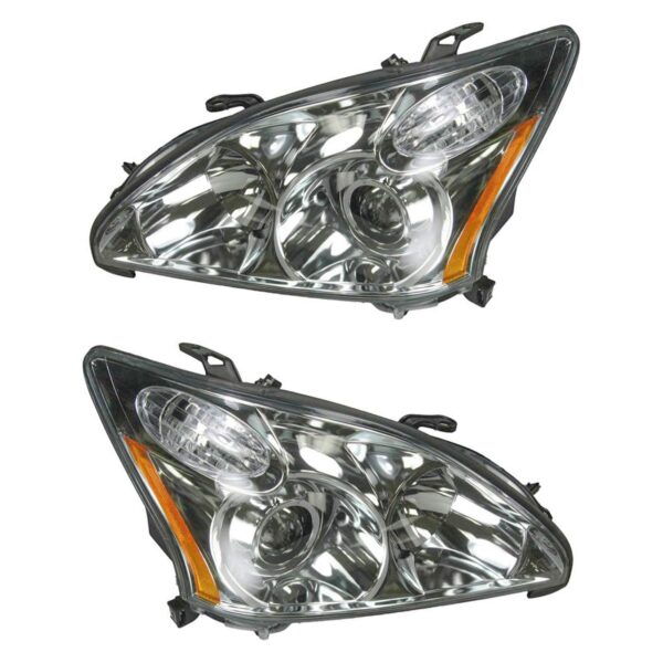 HID Xenon Headlights Headlamps Left & Right Pair Set for 04-06 Lexus RX330