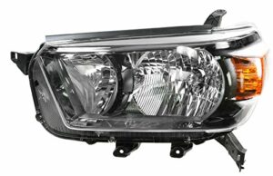 Headlight Headlamp w/ Smoked Bezel Driver Side Left LH for 10-13 Toyota 4Runner