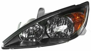 Headlight Headlamp w/ Black Trim Driver Side Left LH for 02-04 Camry SE