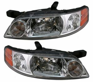 Headlights Headlamps Pair Set for 00-01 Nissan Altima