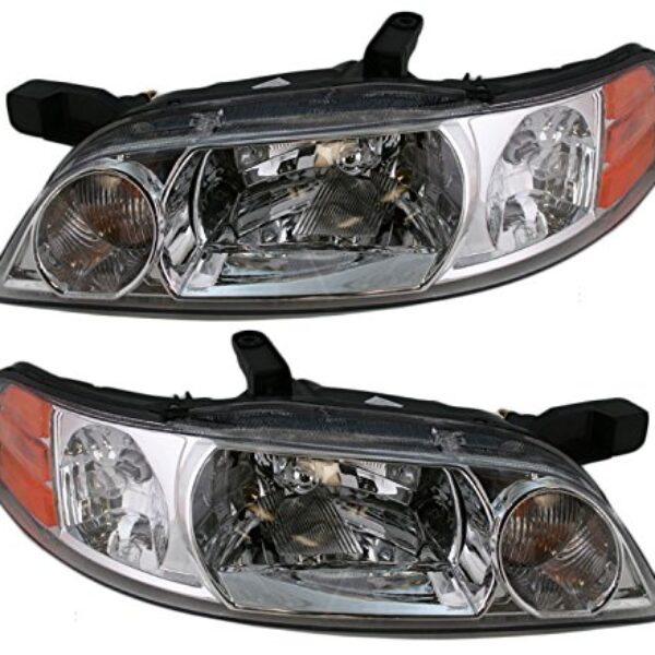 Headlights Headlamps Pair Set for 00-01 Nissan Altima