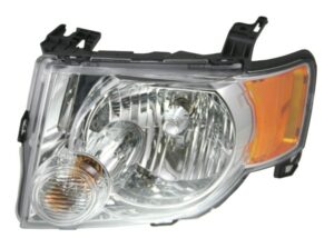 Headlight Headlamp LH Left Driver Side for 08-12 Ford Escape & Hybrid