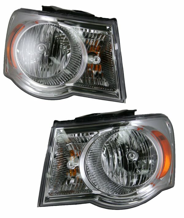 Front Headlights Headlamps Lights Lamps LH & RH Pair Set for 07-09 Aspen