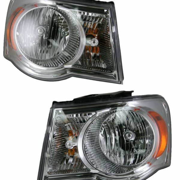 Front Headlights Headlamps Lights Lamps LH & RH Pair Set for 07-09 Aspen