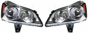 Front Headlight Headlamp Light Lamp Pair Set Projection Style for Traverse LTZ