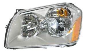 Headlight Headlamp w/ Chrome Housing Driver Side Left LH for 05-07 Dodge Magnum