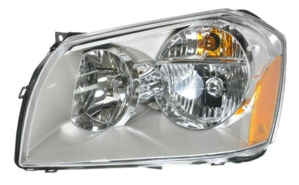 Headlight Headlamp w/ Chrome Housing Driver Side Left LH for 05-07 Dodge Magnum