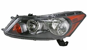 Headlight Headlamp LH Left Driver Side for 08-12 Honda Accord 4 Door Sedan