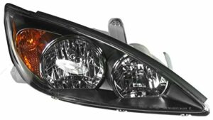 Headlight Headlamp w/ Black Trim Passenger Side Right RH for 02-04 Camry SE