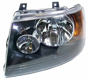 Headlight Headlamp w/ Black Bezel Left Driver Side for 03-06 Ford Expedition