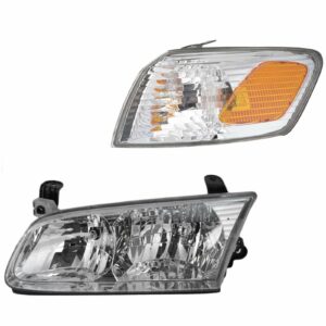 Headlight Lamp Parking Marker Signal LH Driver Compatible with 00-01 Toyota Camry