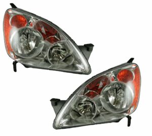 Headlights Headlamps Left & Right Pair Set for 05-06 CRV (Japan Built Models)