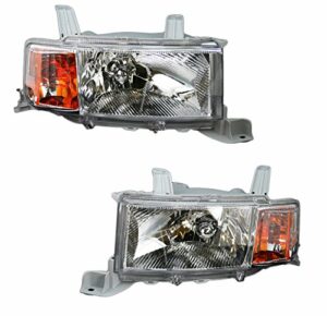Headlights Headlamps Left & Right Pair Set for 04-06 Scion xB