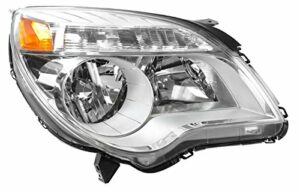Front Headlight Headlamp Right RH Passenger for 10-13 Equinox LT & LS Models