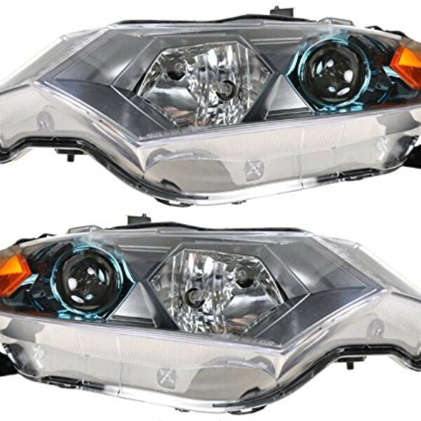 Headlights Headlamps Left & Right Pair Set for 10-11 Honda Insight