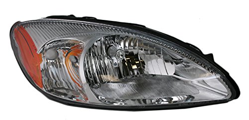 Headlight Headlamp w/ Chrome Bezel Passenger Side Right RH for 00-07 Ford Taurus