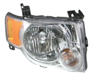 Headlight Headlamp RH Right Passenger Side for 08-12 Ford Escape & Hybrid