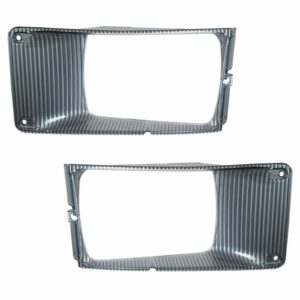 1A Auto Headlamp Headlight Trim Bezel Left/Right Pair Set for 97-04 Intl 4900