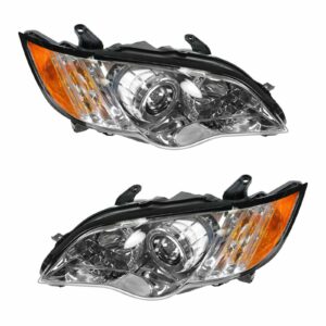 Headlight Headlamp LH Left & RH Right Pair Set for 08-09 Subaru Outback