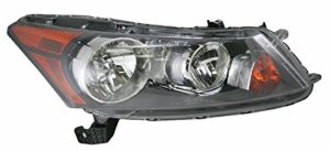 Front Headlight Headlamp Right Hand Passenger Side for 08-12 Honda Accord Sedan