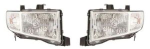 Headlight Head Lamp Left & Right Pair Set of 2 for 09-13 Honda Ridgeline